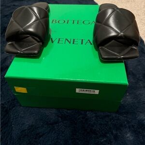 Bottega Veneta Black Sandals